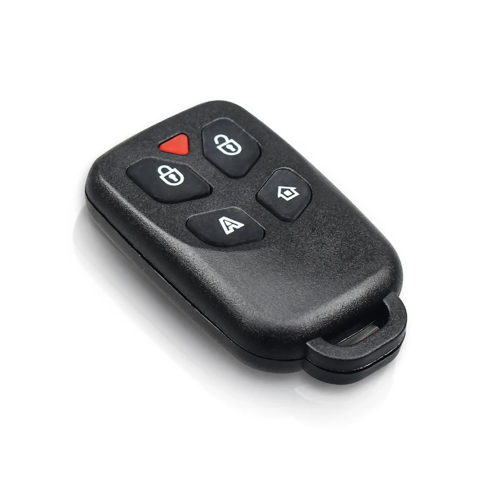 KEYYOU 4 Button +Panic New Car Key Case For Brazil For Positron PX32 Control Alarm Remote Key Shell With Key Pad