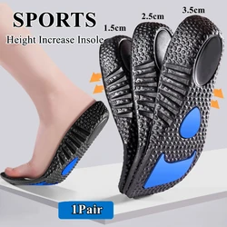 Altura Aumentar Palmilhas para Sapatos, Absorção de Choque Esportivo, Desodorante, Desodorante, Ortopédico, Sola de Sapatos Masculinos e Femininos