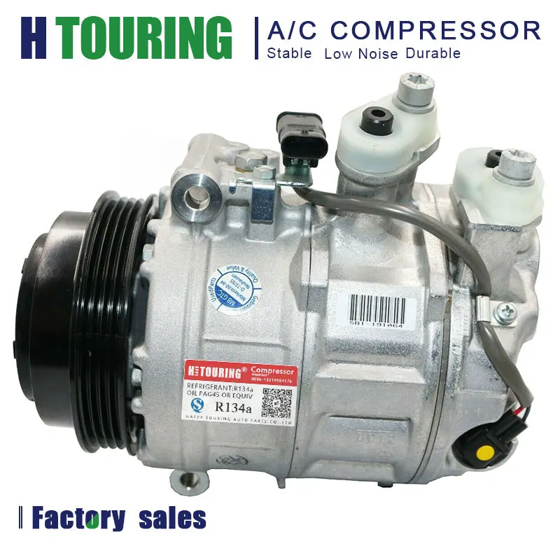 7SES17C Auto Air AC Compressor for Car Mercedes Benz C-CLASS S-CLASS W205 W222 W463 C63S AMG A0008300901 4472808453 447150-5800