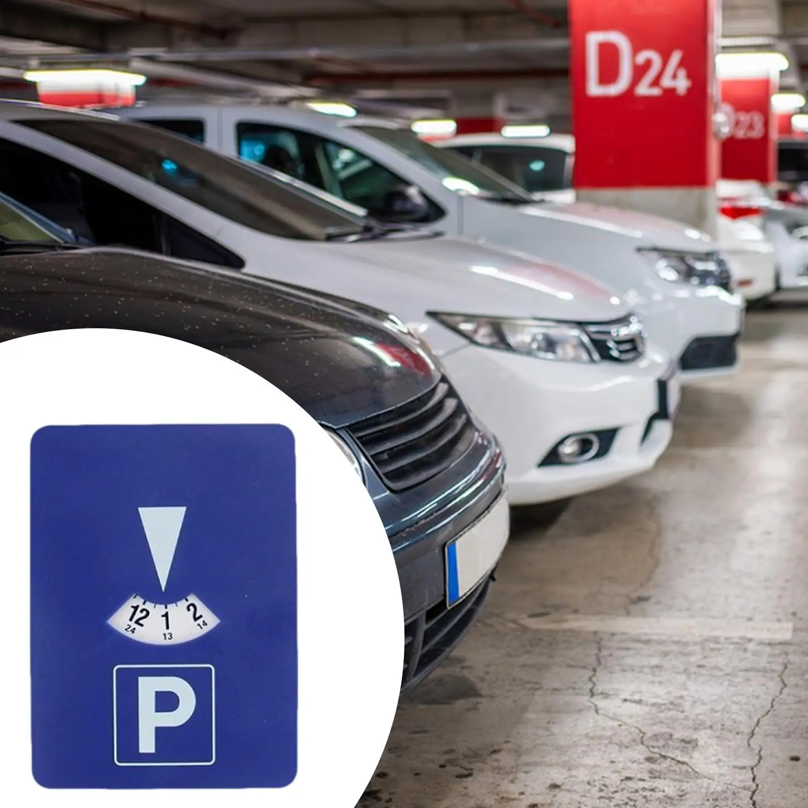 

Car Parking Disc Timer Tool Lightweight Accessory Digital Parking Card Time