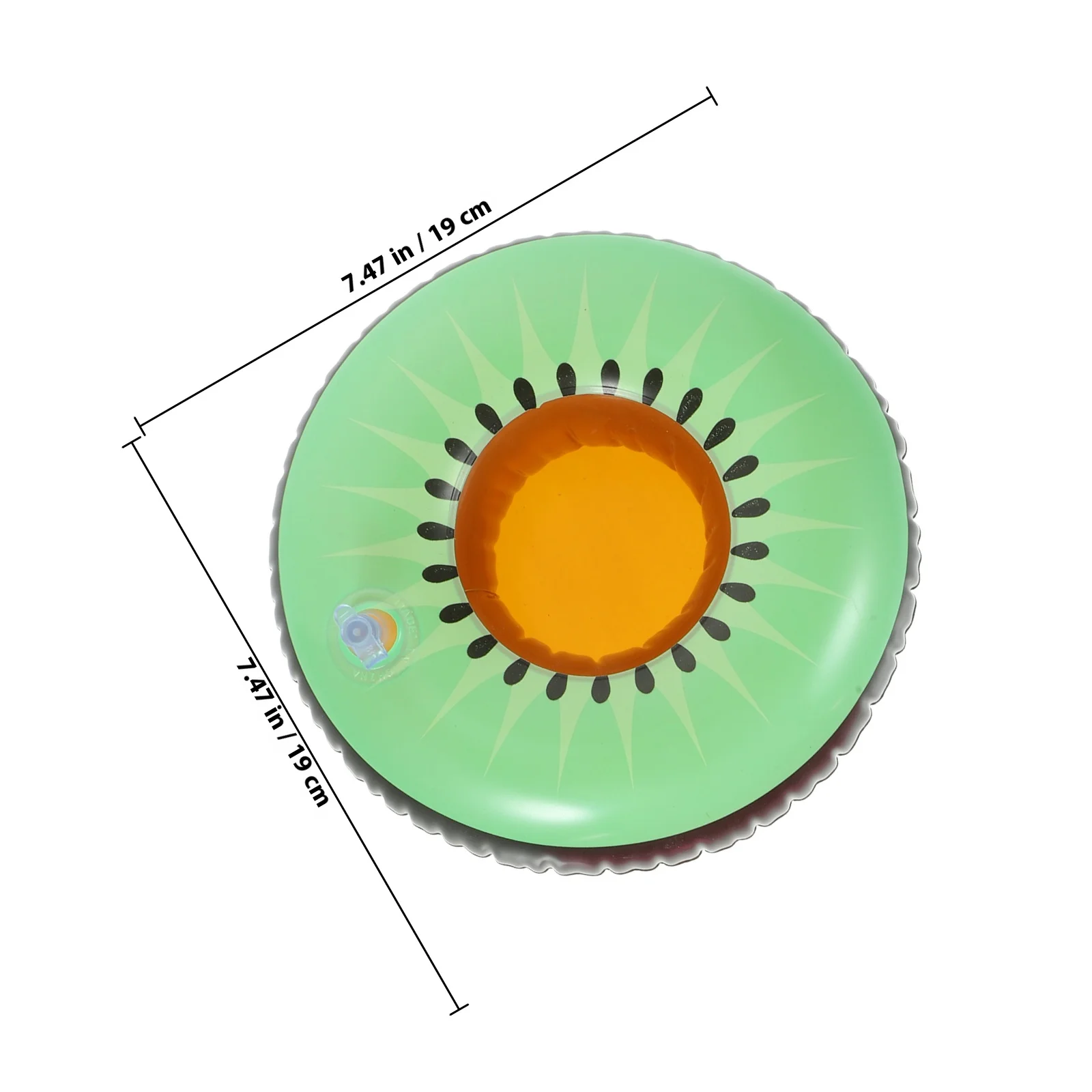 4 قطع من حوامل مشروبات حمام السباحة، حاملات أكواب عائمة قابلة للنفخ، عوامة مشروبات مزخرفة لحمام السباحة وحفلات الشاطئ #2