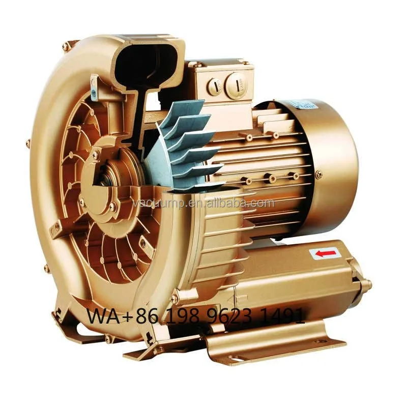 

High Pressure Vacuum Compression Blower for Printing CNC Woodworking Sewage Treatment
