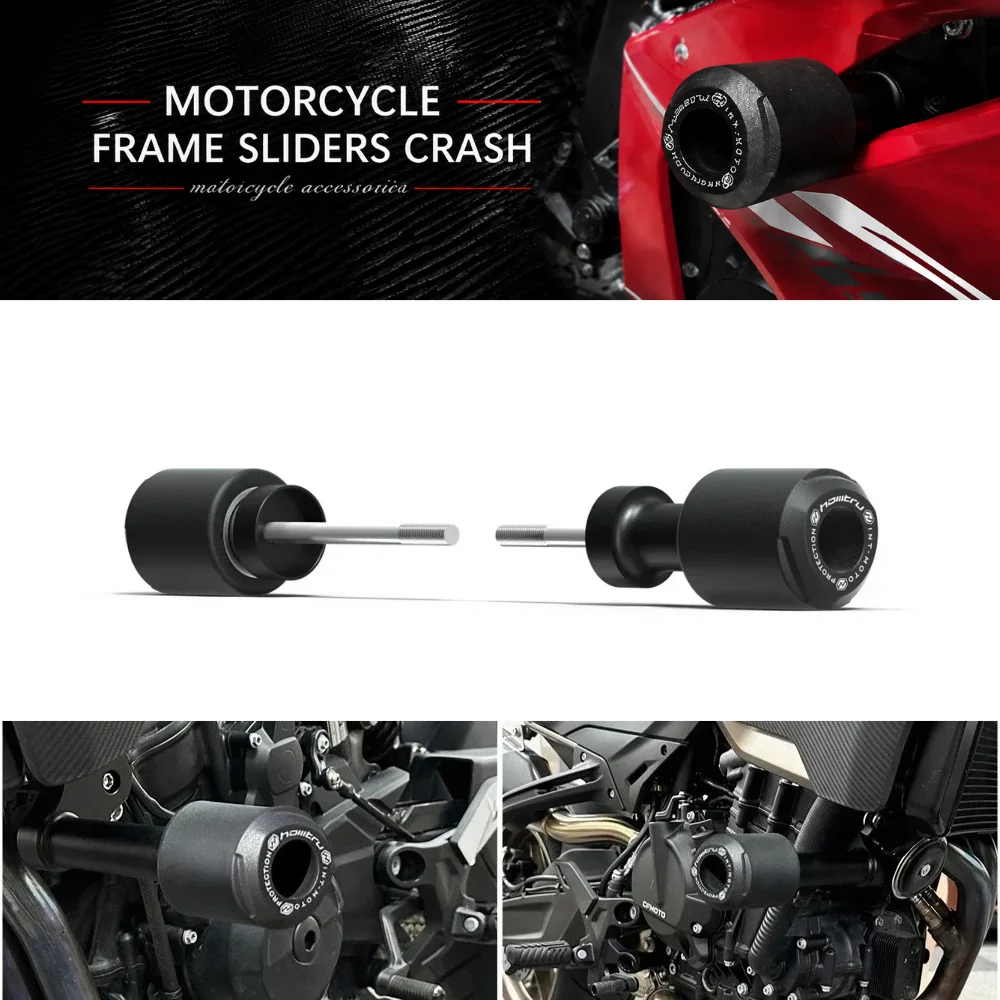 Motorcycle Frame Sliders Crash Protectors for Kawasaki Versys 650 (2015-2016)