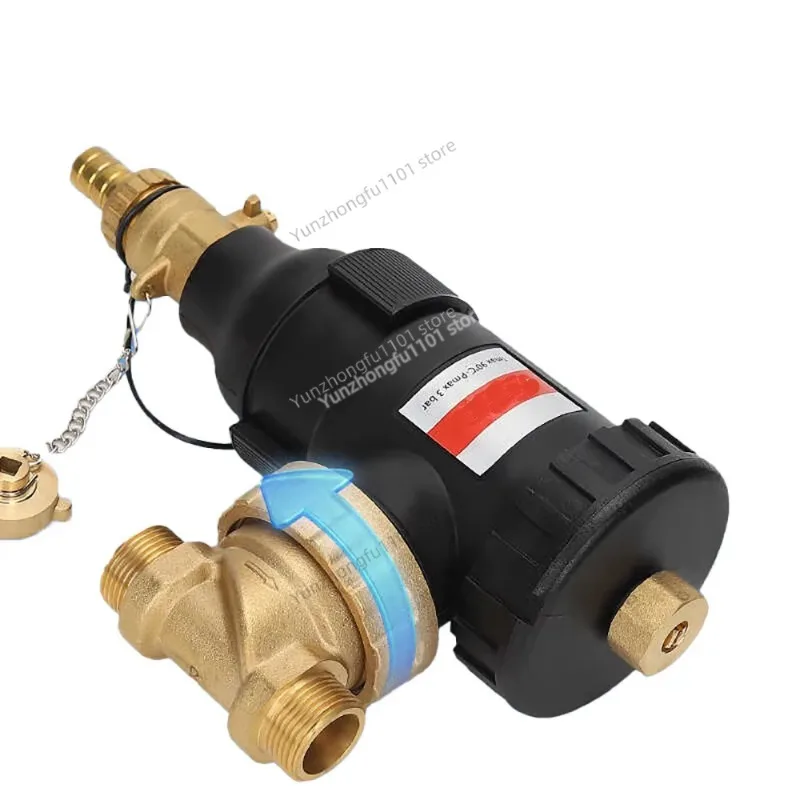 Magnetic Heating System Filter for Wall Mounted Boiler Underfloor Heating, Anti Limescale Trap Impurities