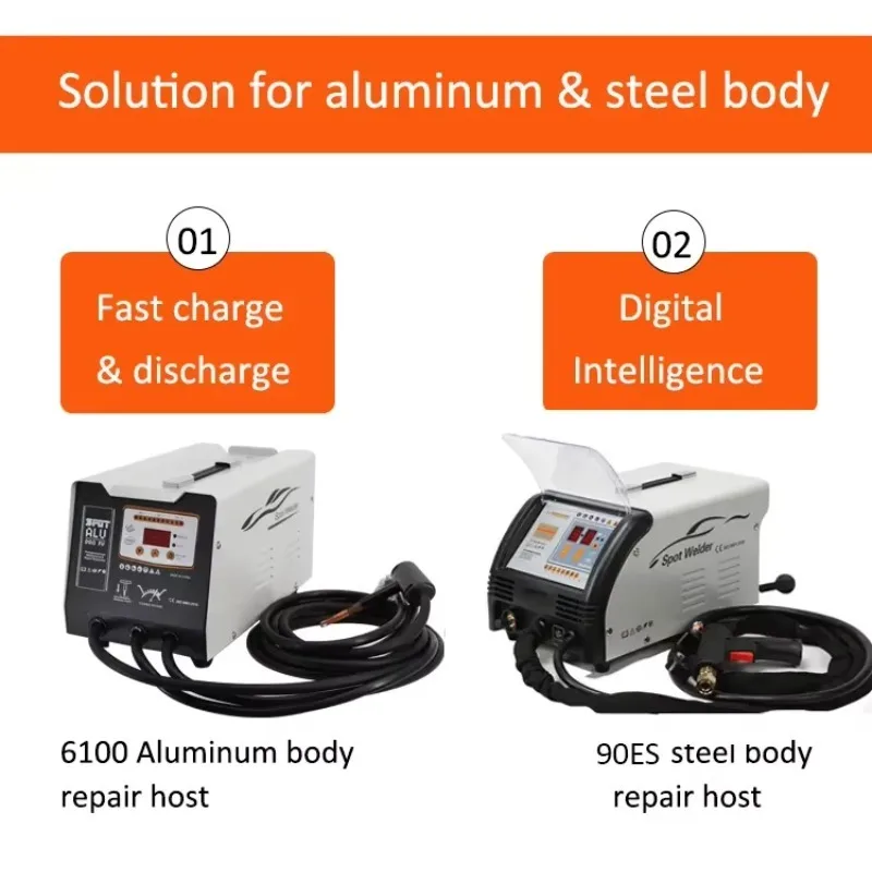 CE F90ES 6100 Approval Aluminum Autobody Spot Welding /Alu Dent Puller/alu Stud Welder For Car Body Repair System