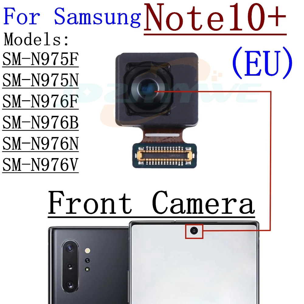 For Samsung Galaxy Note 10 Plus Lite SM-N975F N975 N970 N770 Front Rear Back Facing Camera Module