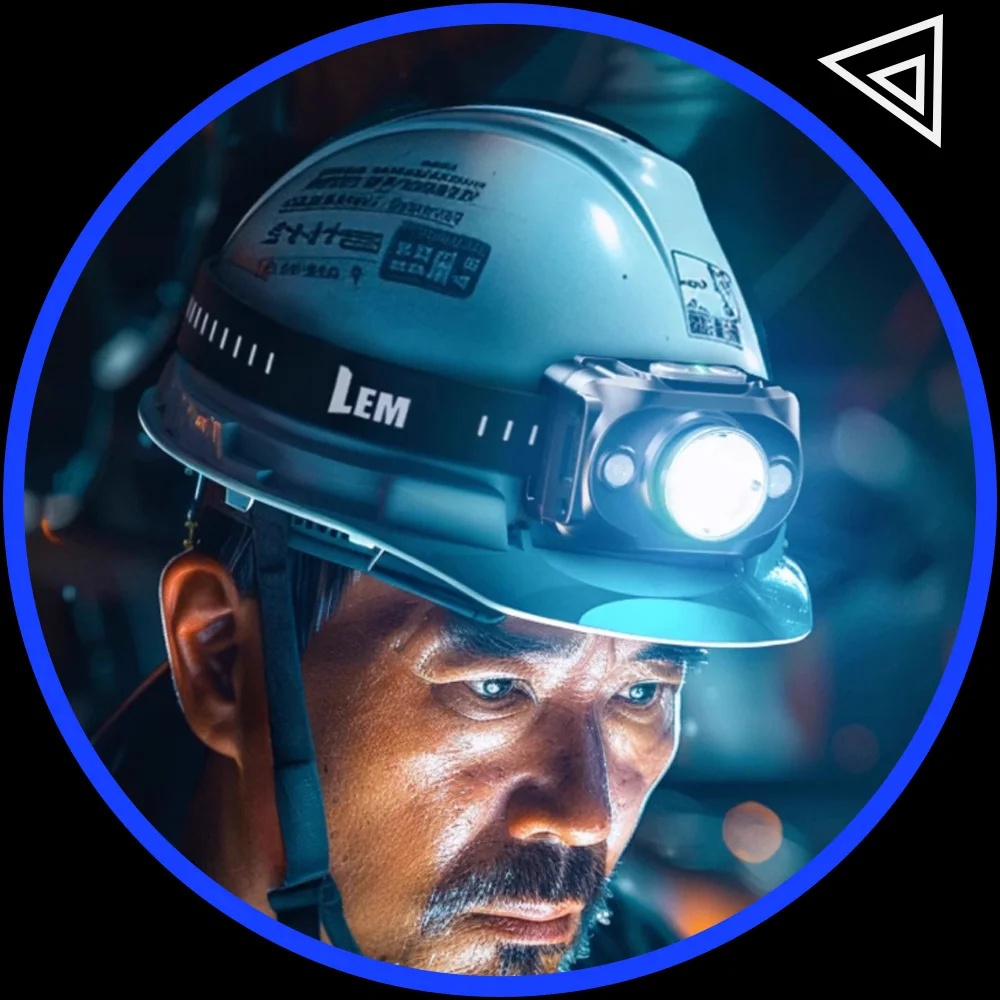 LEM LPro02 Powerful Headlamp Outdoor Climbing Head Lamp Flashlight 1800mAh 1000LM Rechargeable Fishing Head Torch