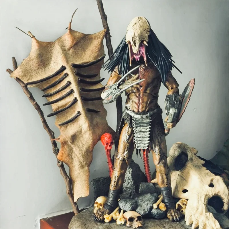 Figurka Neca Prey Predator 2 Ultimate Feral Predator 51725, oryginalny model z PVC, zabawka, prezent świąteczny dla chłopca, figurka kolekcjonerska