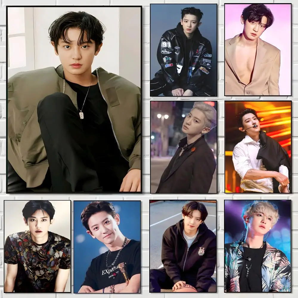 Kpop Star P-Park Chanyeol Poster Pegatina artistica HD autoadhesiva impermeable para salon dormitorio