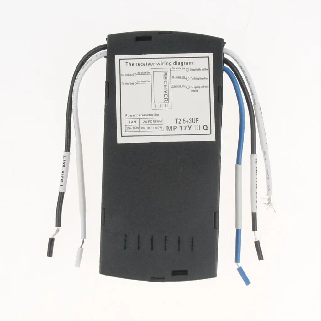 Timing Wireless Ceiling Fan Light Remote Adjustable Speed Controller for Household Room Use