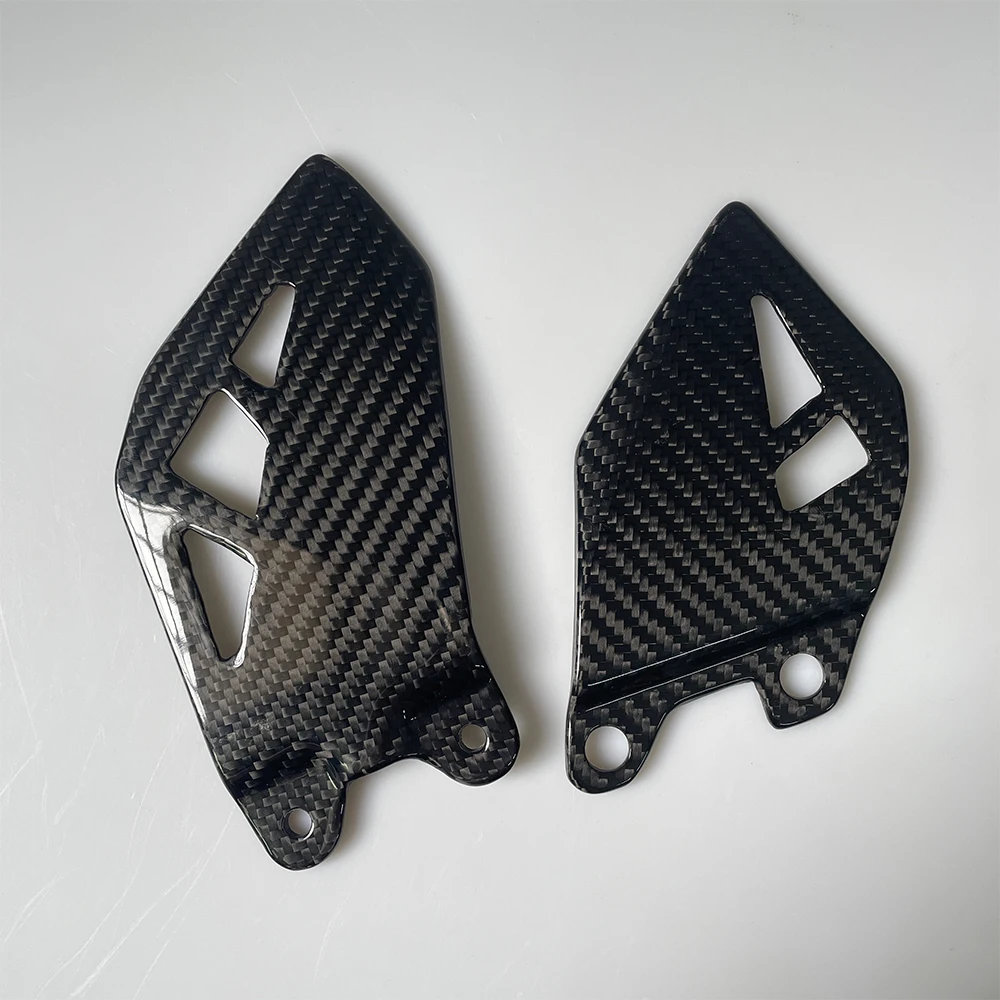 ZX10R Protezioni Tacco In Fibra di Carbonio Rearset Per KAWASAKI ZX-10R 2011-2024 ZX 10R 2023 Accessori Moto Poggiapiedi Posteriore Piastra Ala