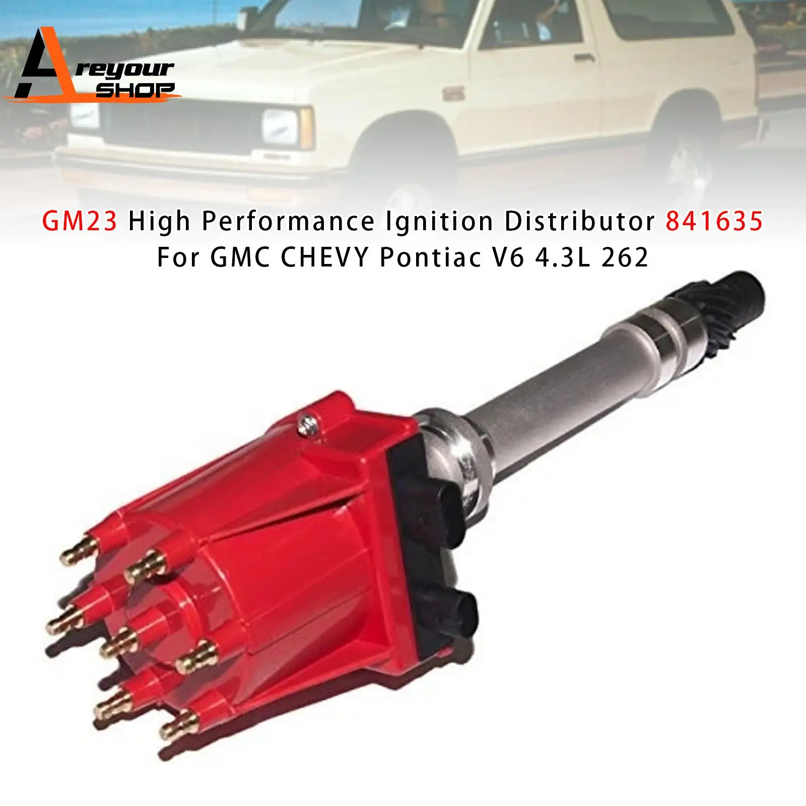 

GM23 High Performance Ignition Distributor 841635 for GMC Pontiac V6 4.3L 262