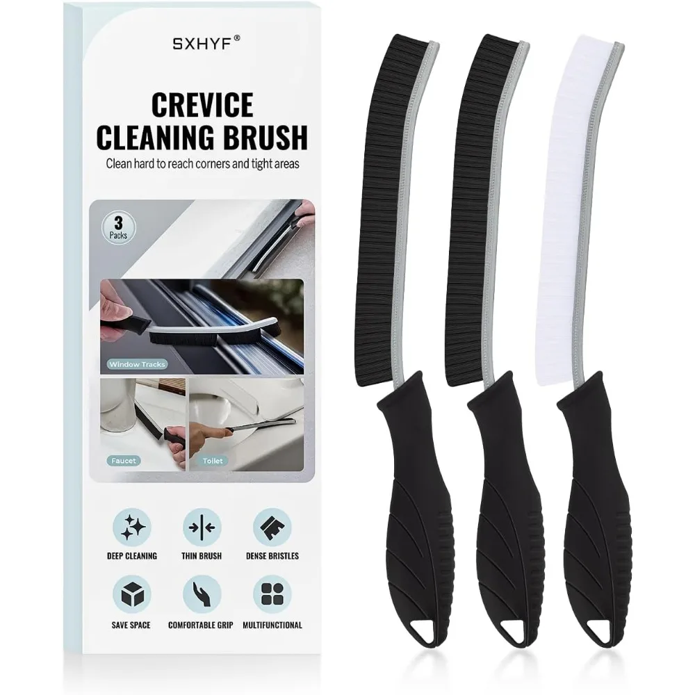 

Sponsored SXhyf Crevice Cleaning Brush - Grout Scrub Brush, House Cleaning Supplies, Gap Cleaning Tools, Home Essentials, Gifts for Women Men, Hard Bristle Crevice Cleaner Brush for Household Use, Bathroom