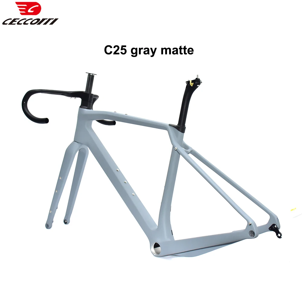 Carbon Gravel Bike Frame Disc Brake Road Bike Frameset 700 * 47C Cyclocross Fully Hidden Cable Bicycle