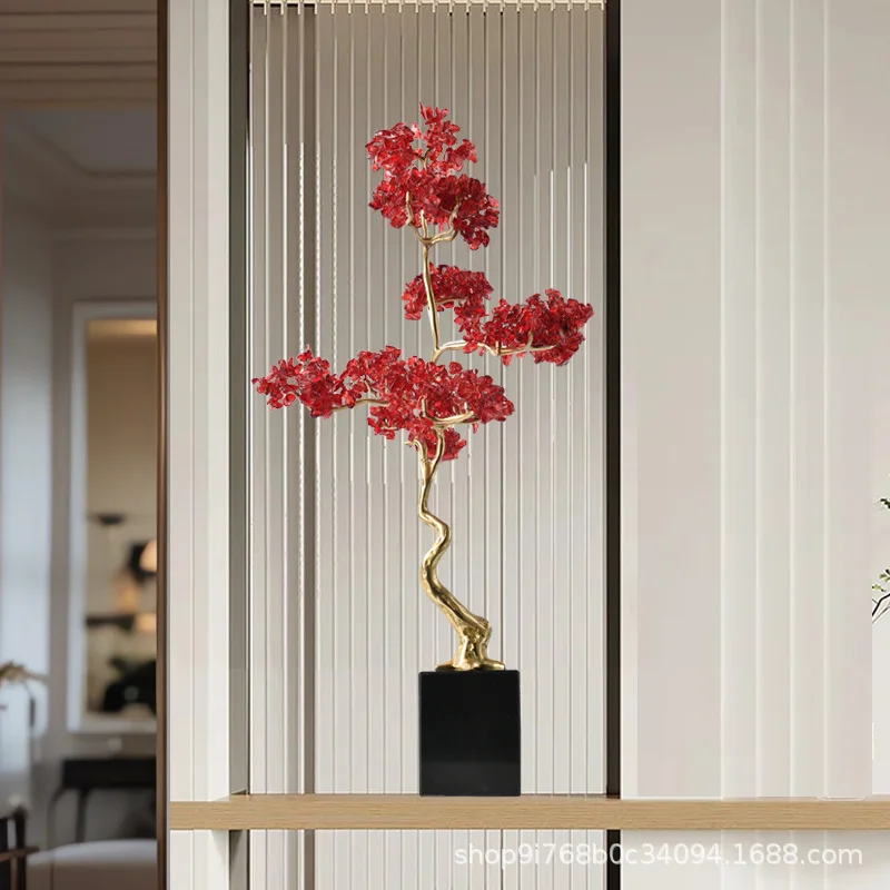 

Light luxury crystal ornament living room high-end TV cabinet next to the entrance decoration housewarming new home opening gift