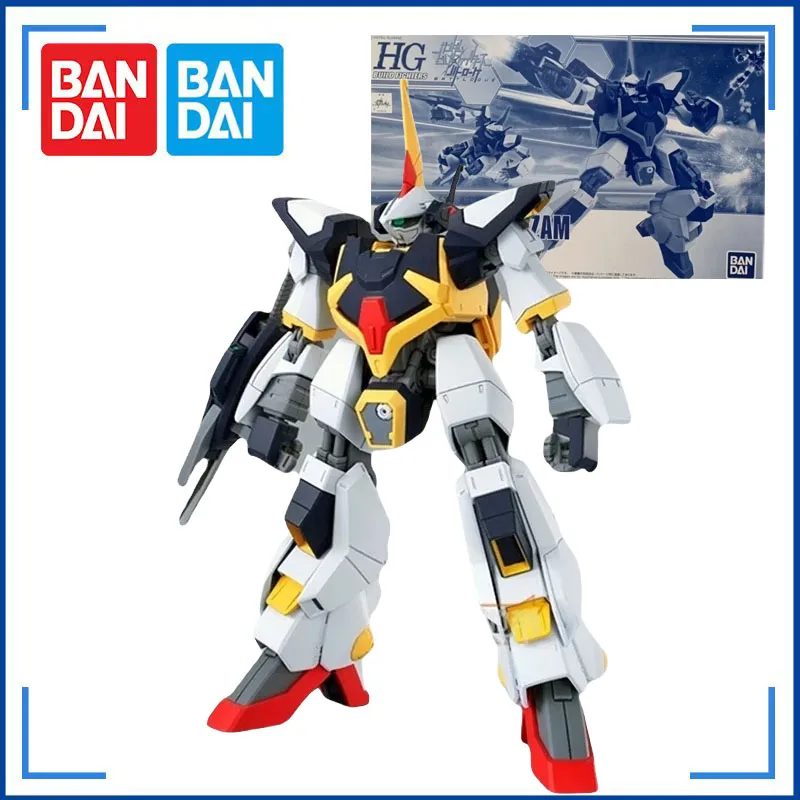 Bandai-Kit de modèle de figurine d'anime Gundam authentique, HG 1/144, collection Wed'appareils Barzam, figurine d'action Gunpla, jouets pour enfants