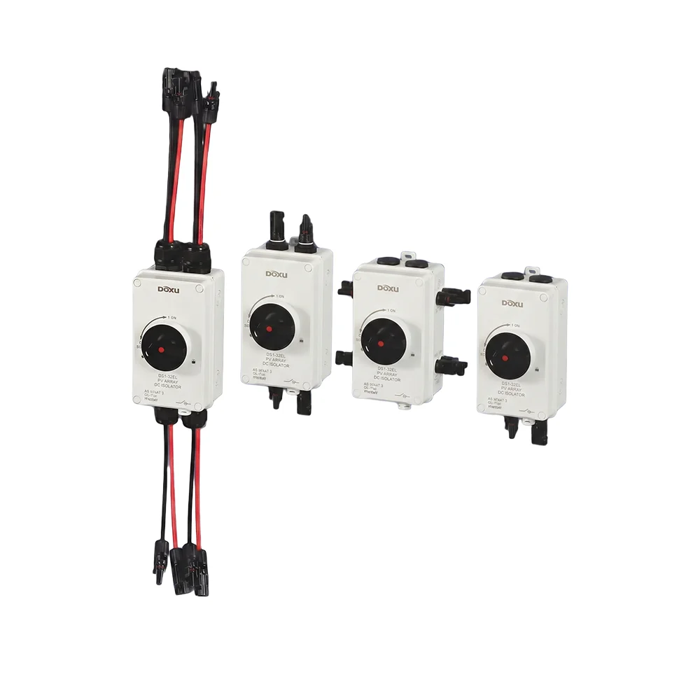 UL94 V0 UV Resistant IP66 Weatherproof DC1200V Industrial DC Isolator Switch OEM Custom Logo Photovoltaic Projects