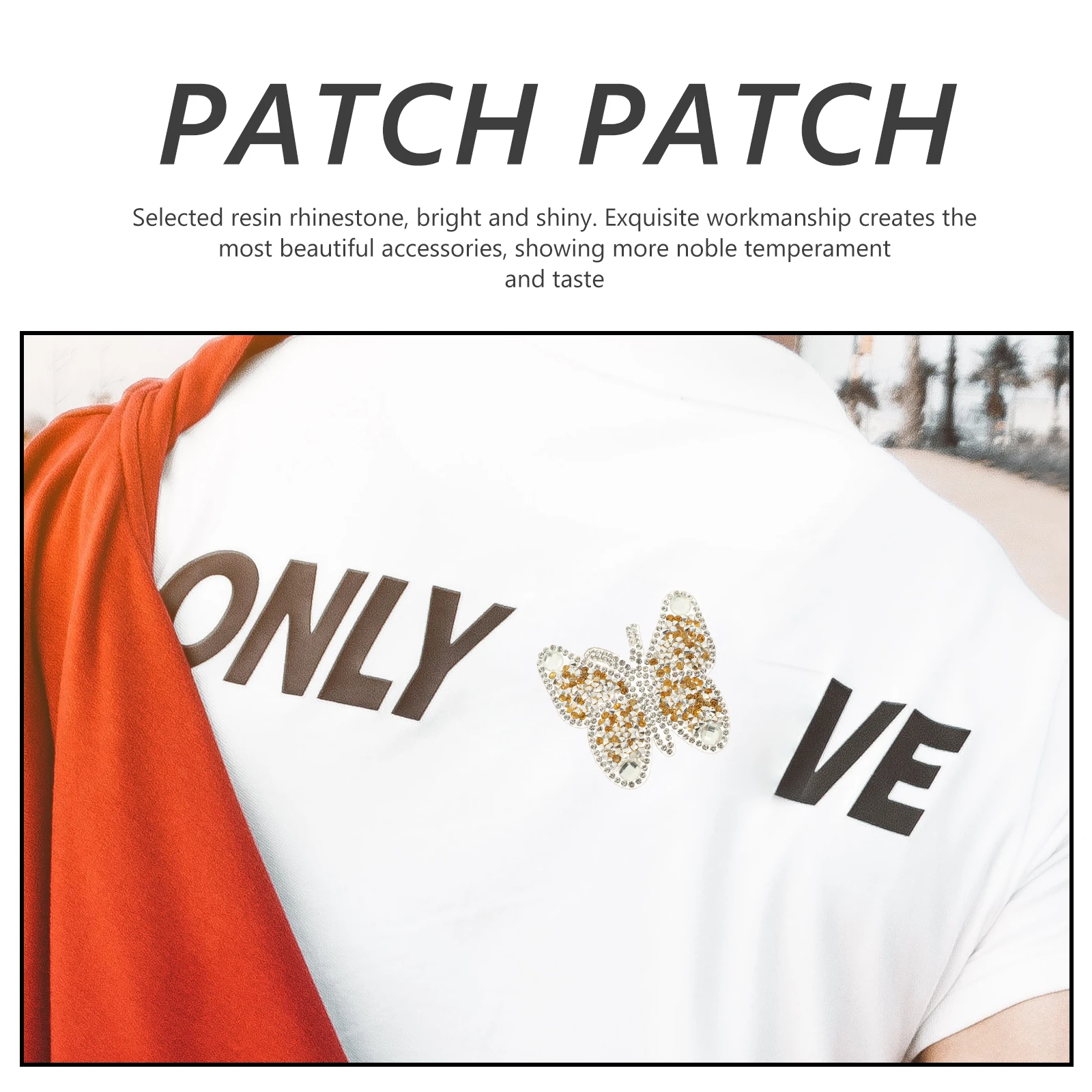 

10Pcs Beautiful Butterfly Embroidered Decorative Patches Lightweight Back Sewing Patches for DIY Clothing