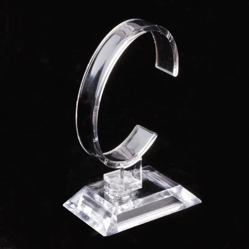 

Wholesale Transparent Watch Display Rack C-Ring Transparent Bracket Counter Display Rack Watch Bracelet Display Props