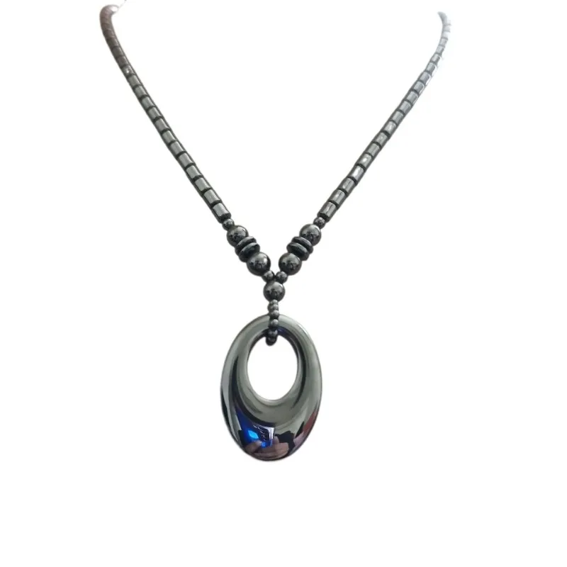 Natural Terahertz Magnetic Necklace Pendant.