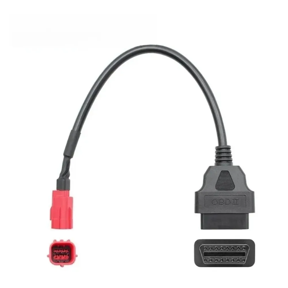

New 6 To 16 Pin for Motorcycle OBD Adaptors OBD2 Diagnostic Cable Extension Connector
