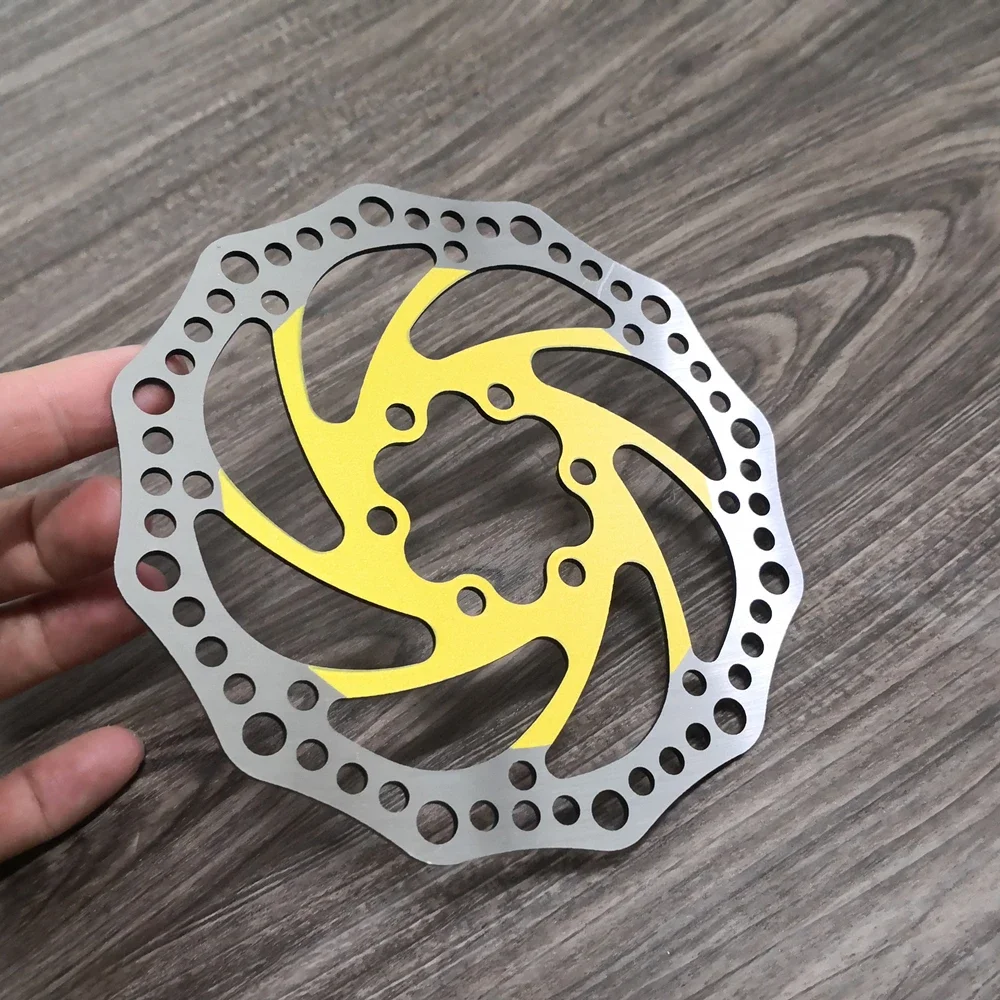 high quality R6 stainless steel  brake disc rotor 140/160/180/203mm  MTB/road disc brake/cyclocross bike brake disc 44mm 6-bolt