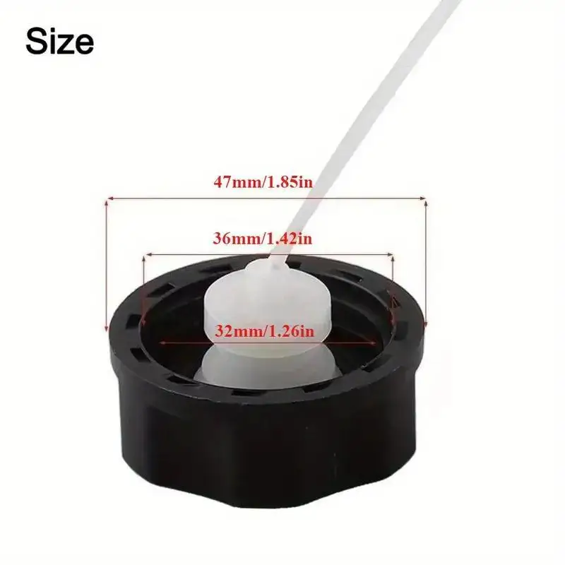 【CMO】1Pcs Brushcutter Fuel Tank Cap For 43CC 52CC CG430 CG520 BC430 BC520 TL43 TL52 Engine Motor Lawn Mower Accessories