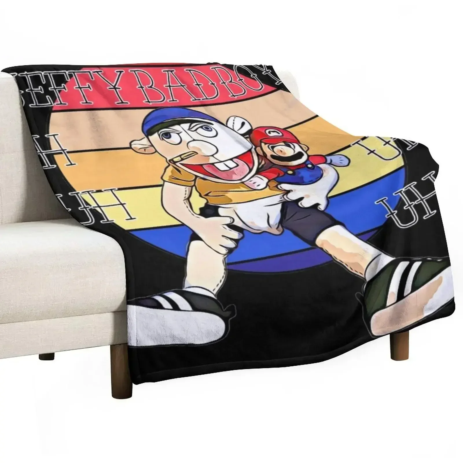 

JEFFY sml hot selling! Throw Blanket Warm Comfortable Blanket Gift for Parents Friends