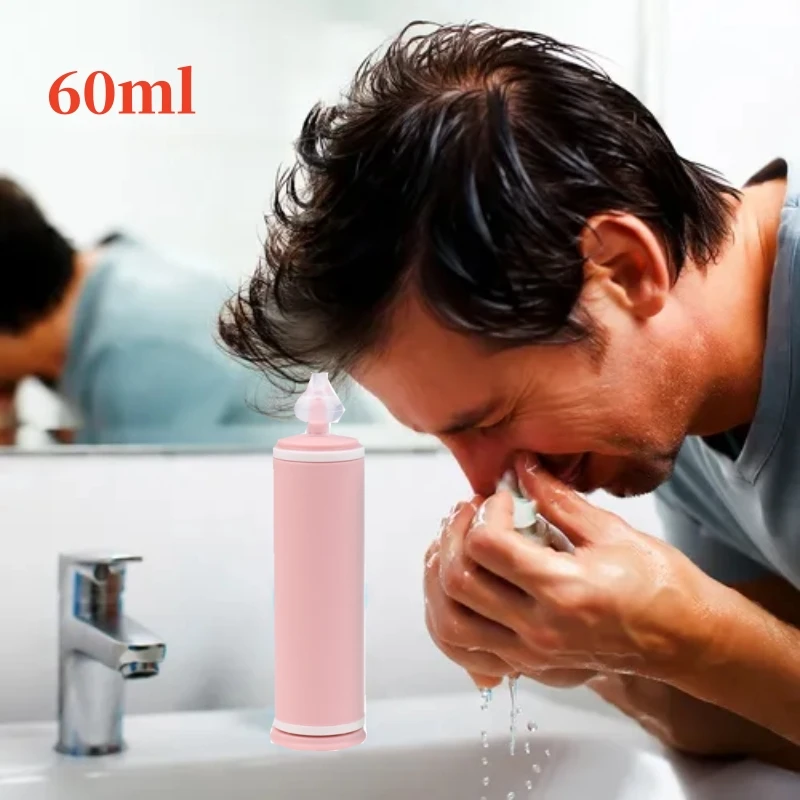 60ML New Baby Nose Washing For Children Baby Nose Cleaner Nasal Washer Needle Tube Nasal Aspirator Cleaner