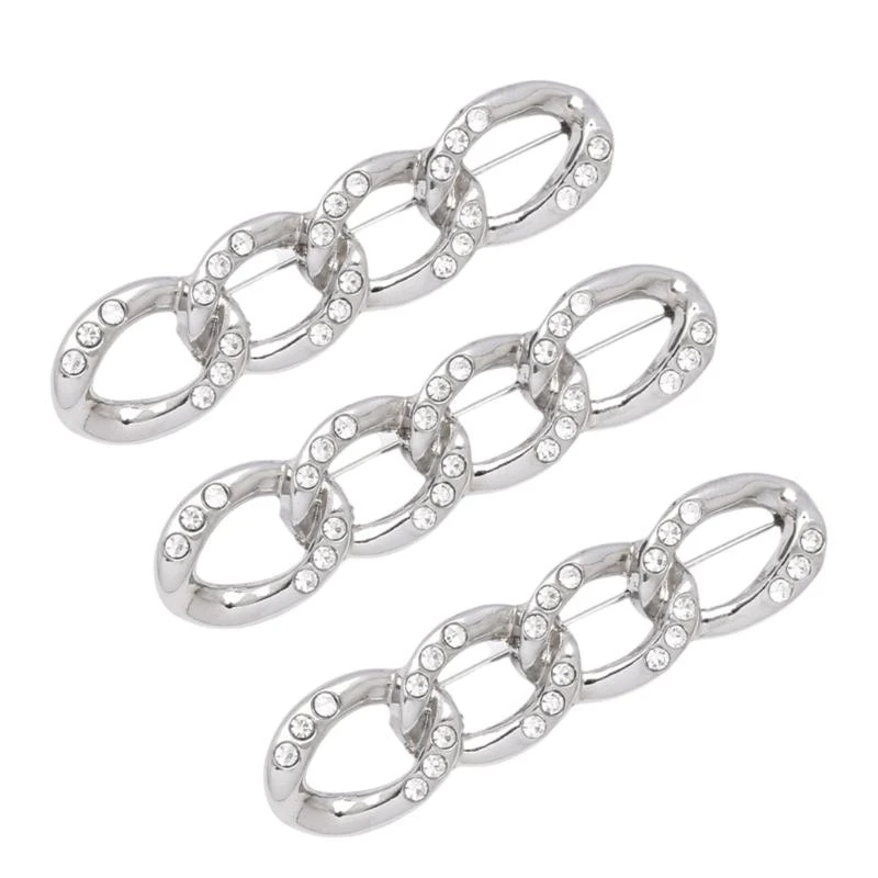 340D 3Sets Jeans Waist Adjustments Pin Multiuse Waist Extensions Waist Adjuster Pin for Skirts and Blouse Pants Cardigan