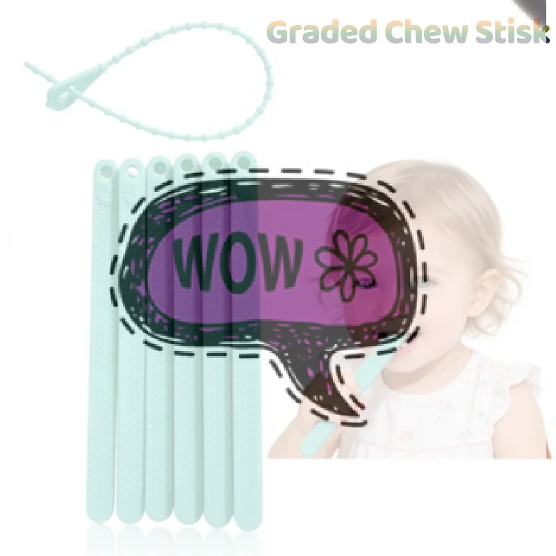 6 Pcs Professional Jaw Dental Bite Blocks Exerciser Tongue Muscle Trainer Speech Therapy Essential Sensory Speech Training Tool