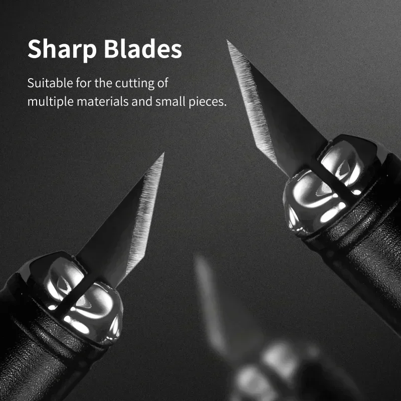 DSPIAE DK-1 couteau artisanal modèle outil de coupe stylo à main en métal graveur avec lames ensemble d'outils pour assemblage modèle outils de loisirs bricolage