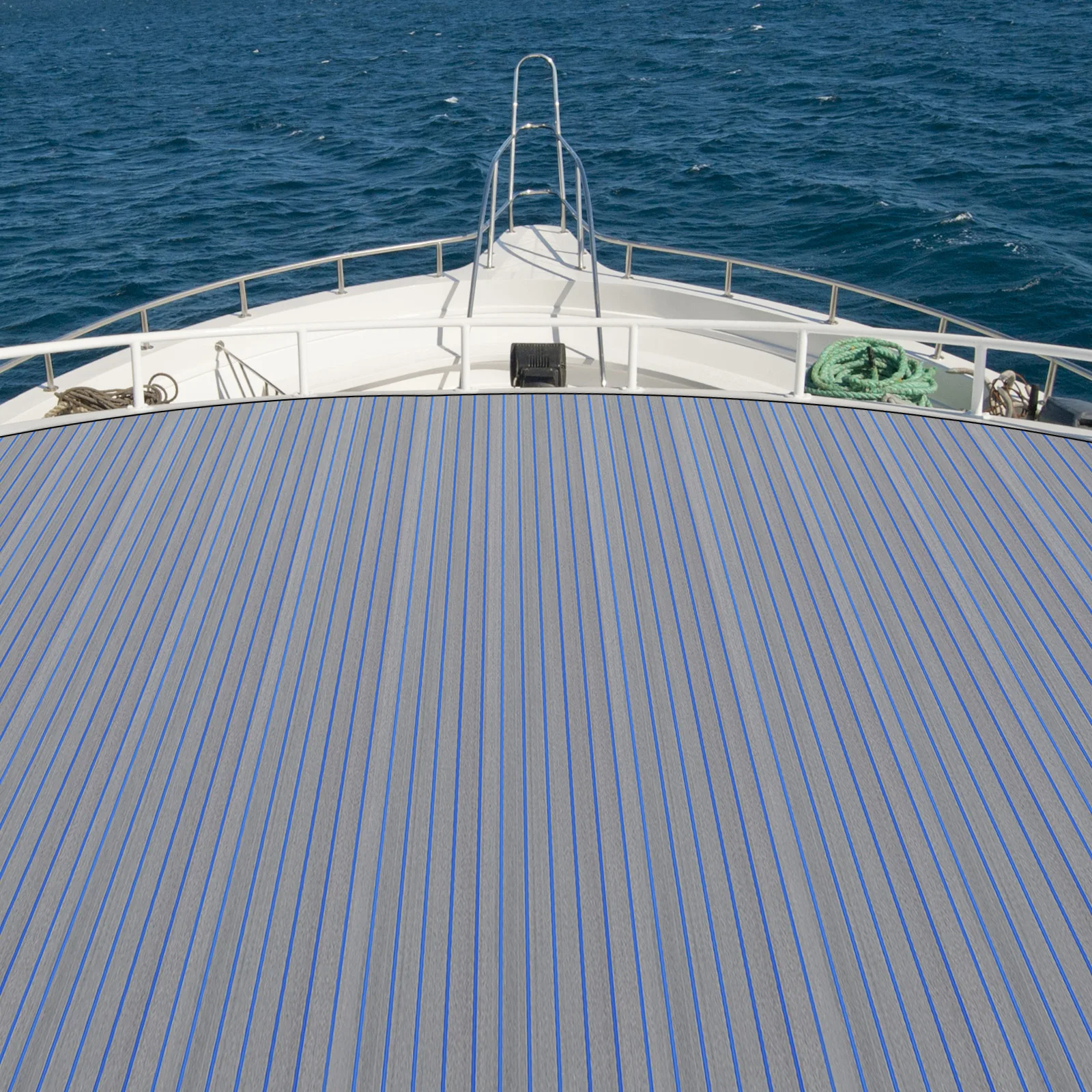 Feuille de terrasse en mousse EVA pour sol de bateau, 240x60cm, tapis marin en Faux teck, matériau de sol auto-adhésif antidérapant pour bateau à moteur RV