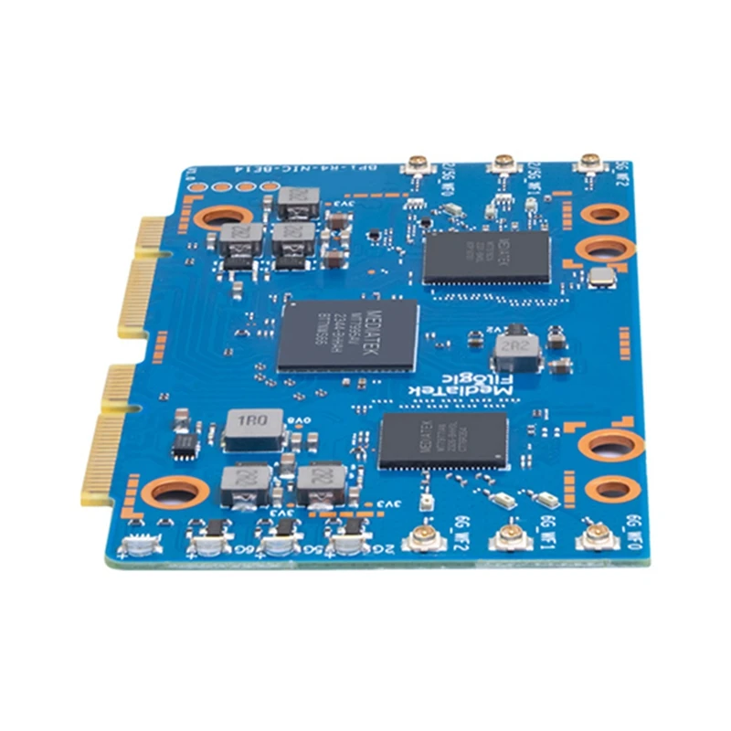 สําหรับ Banana Pi BPI-R4-NIC-BE14 Wifi7 โมดูล + 6PCS เสาอากาศ MT7995AV Pcie3.0 2.4G/5G/6G เปิด Router Development Board