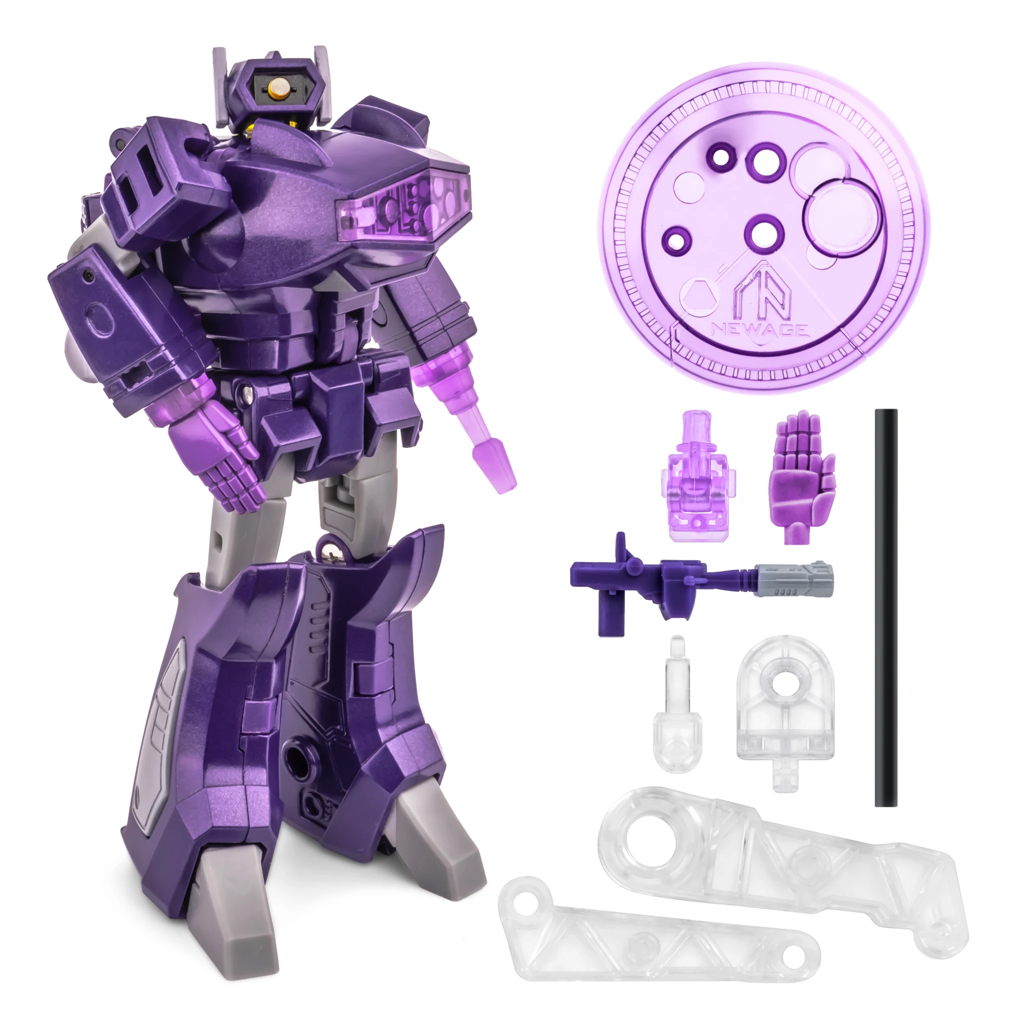 Newage Transformation H35-EX H35EX Cyclops Toy Color Shockwave Model Robot Action Figure Toy with Box Inventory Collection