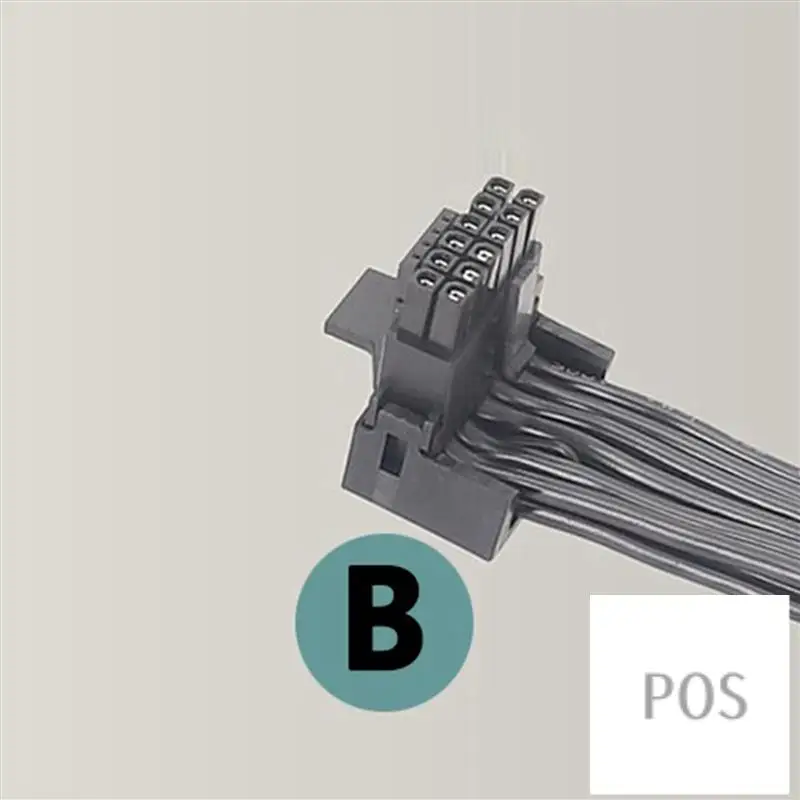 

1 шт., 4X8-контактный PCI-E до 16 контактов (12 + 4) разъем PCI-E 5,0, 12VHPWR, угловой кабель 90 градусов P8X3 до 16PIN-B-POS