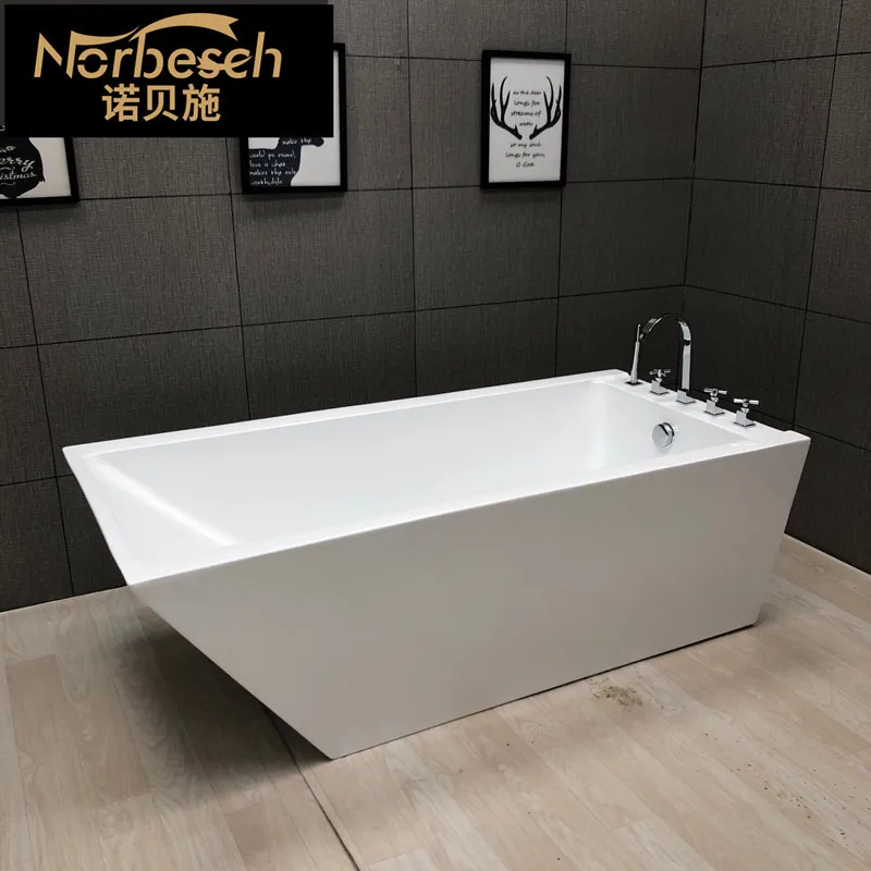 

Ванна Независимая одинарная ванна большого пространства Акриловая ванна для гостиничного клуба 1,8 метра Производитель Оптовая продажа