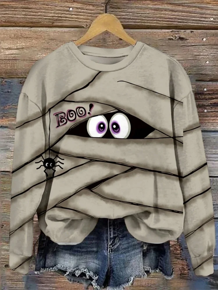 

Осень/зима, повседневная повседневная женская футболка с 3D мультяшным принтом, женская уличная уличная одежда с длинными рукавами, модный топ с длинными рукавами