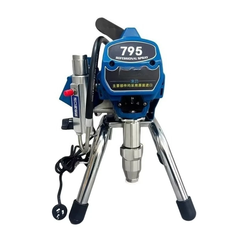 795 High-Pressure Electric Airless Spraying Machine Home Installation Latex Paint Painter with Plunger Painting Equipment