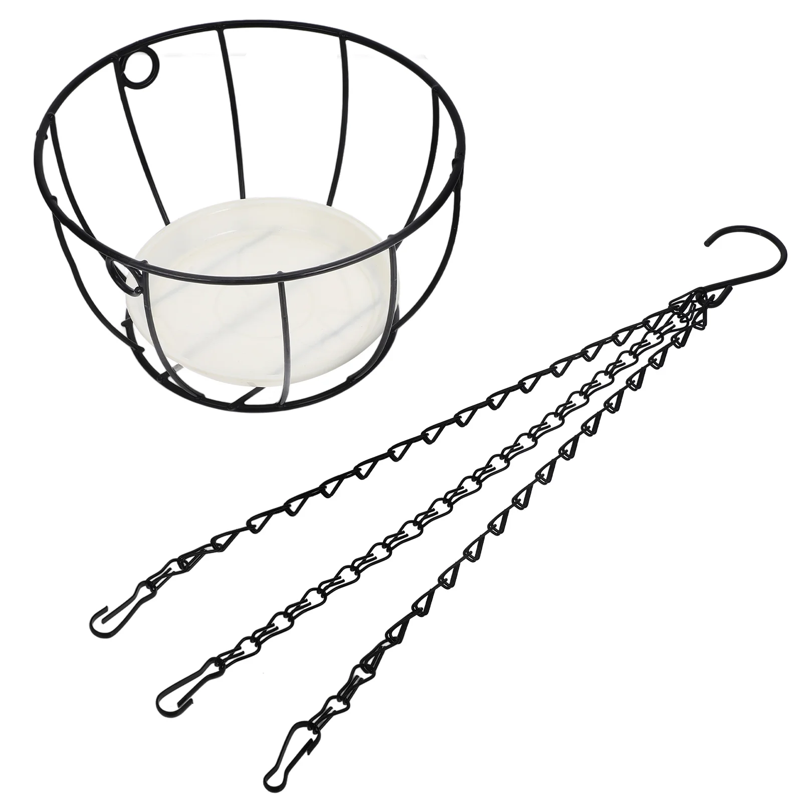 

Durable Metal Wire Hanging Basket for Plants Balcony Garden Home Decor Stylish Design Metal Wire Hanging Basket for Plant