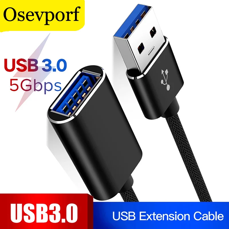 Universal USB3.0 Type A Male to Female Extension Super Speed Data Sync Cable Extender Cord M/F for Computer PC Mouse Extend Wire