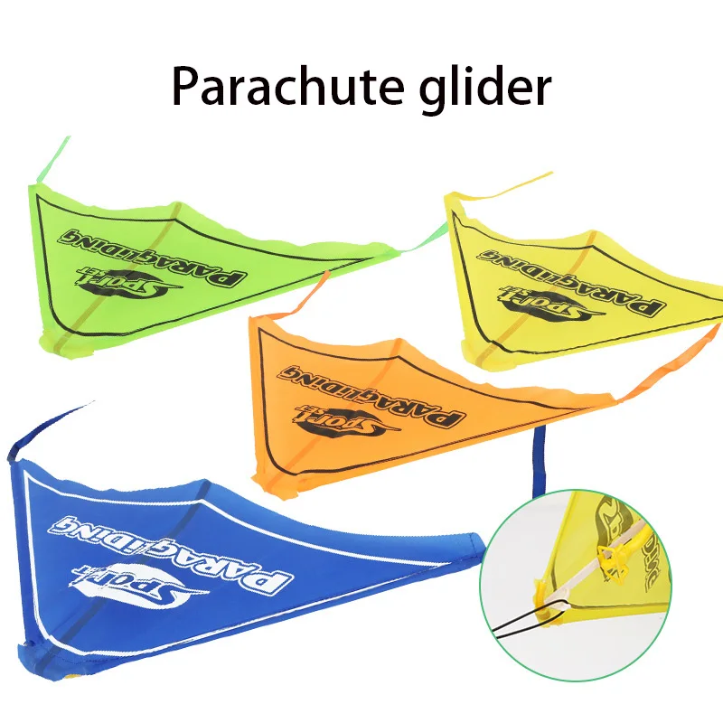 Fingerstartender Drachen, elastisches Gummiband zum Gleiten, Outdoor-Sport, Katapult-Segelflugzeug, kleine Geschenke sammeln, zufällige Farbe