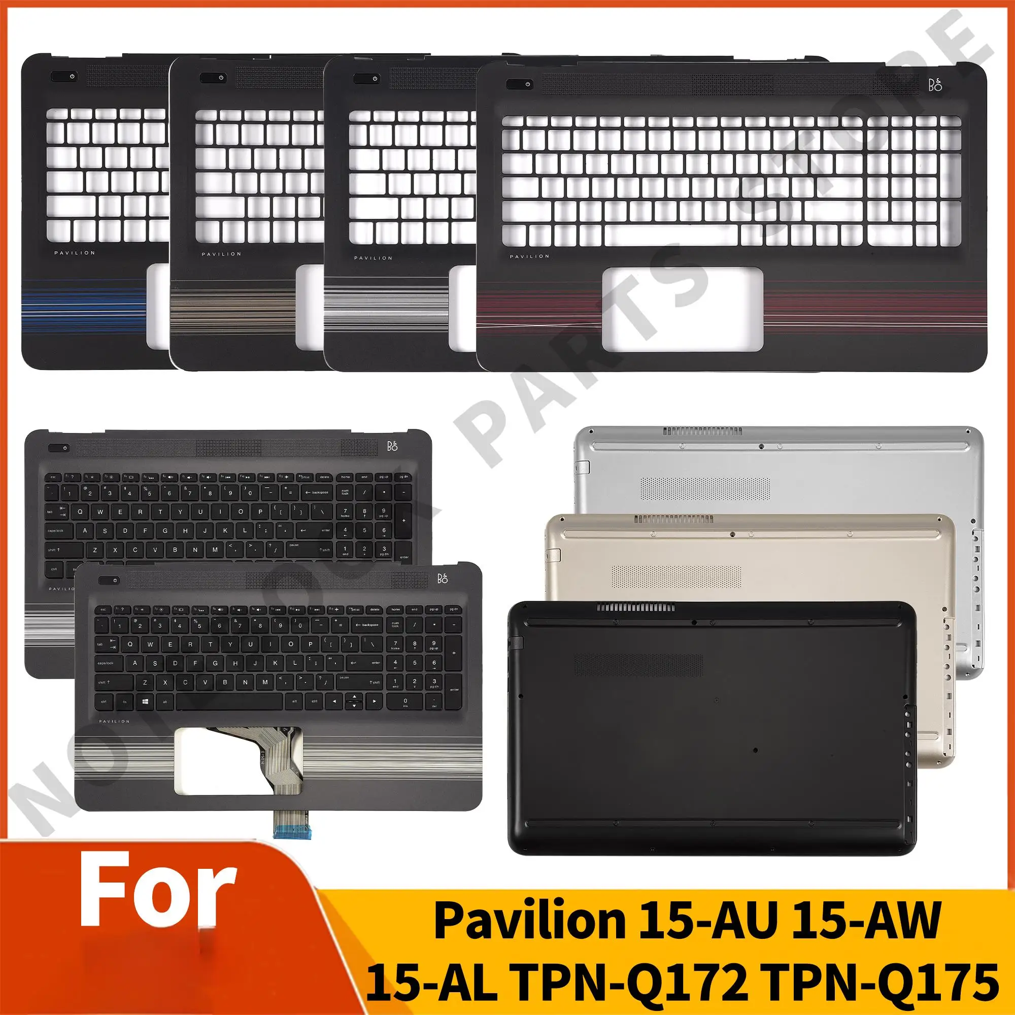 New Laptop Palmrest Upper Cover For Pavilion 15-AU 15-AW 15-AL TPN-Q172 TPN-Q175 Parts RePair