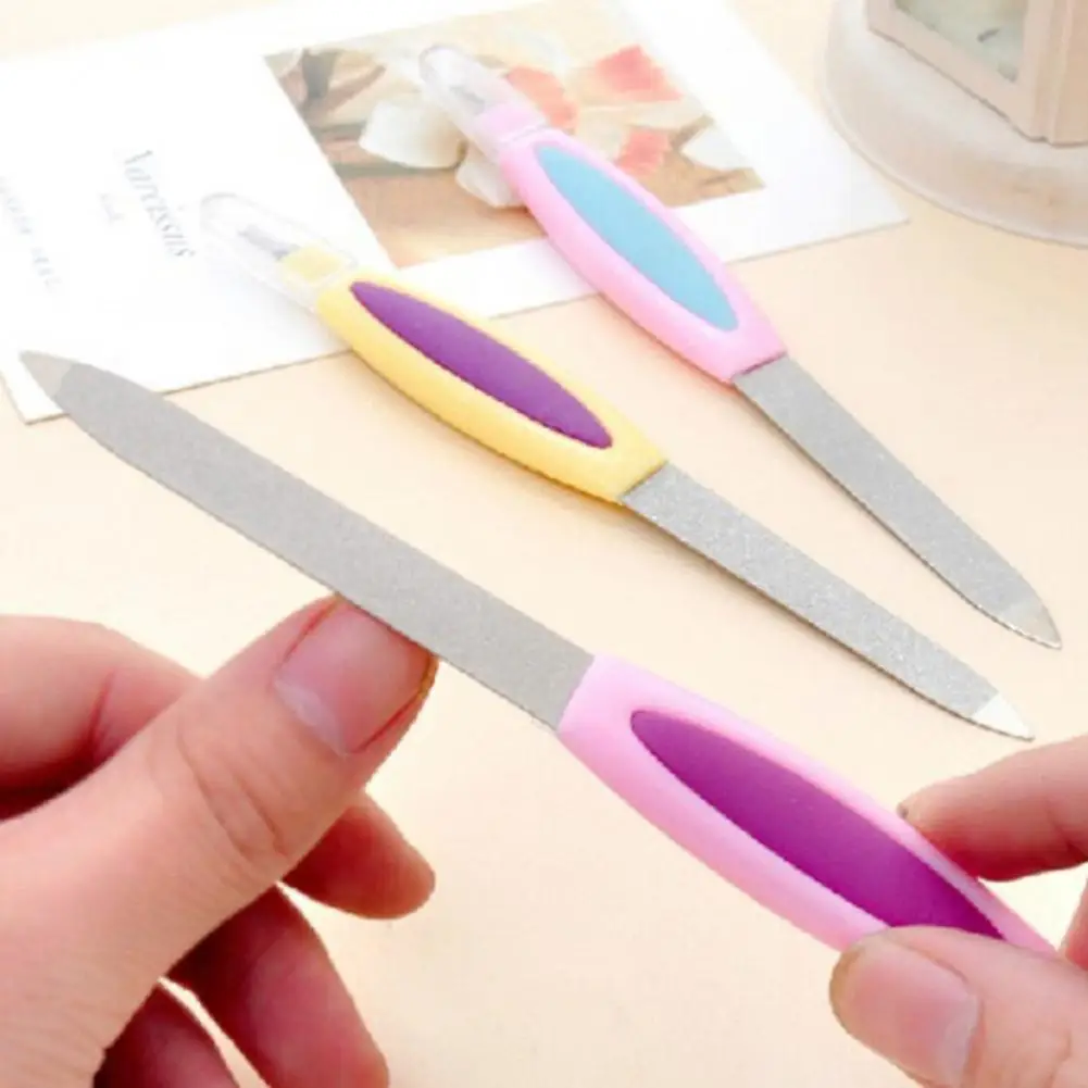 Great Nail File Portable Lightweight 2 in 1 Nail File Salon Buffer Nails Beauty Tool  Salon Buffer Remove Dead Skin