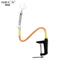 Huieson Standard Clamp-Base Goose Type Table Tennis Trainer with Fixed Bronze-Holed Balls for Fast Rebound Self Training