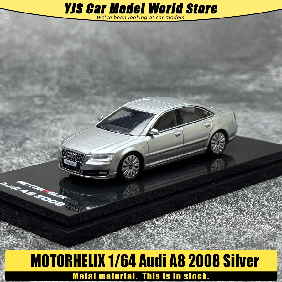 

Motorhelix Diecast model 1:64 Audi A8 2008 Silver collection display car model