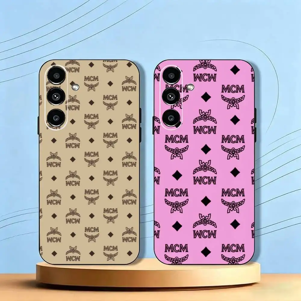 Luxury- Brand Mmcmess Phone Case For Samsung Galaxy Precise Hole Ultrathin Shatterproof TPU Printed Phone Case