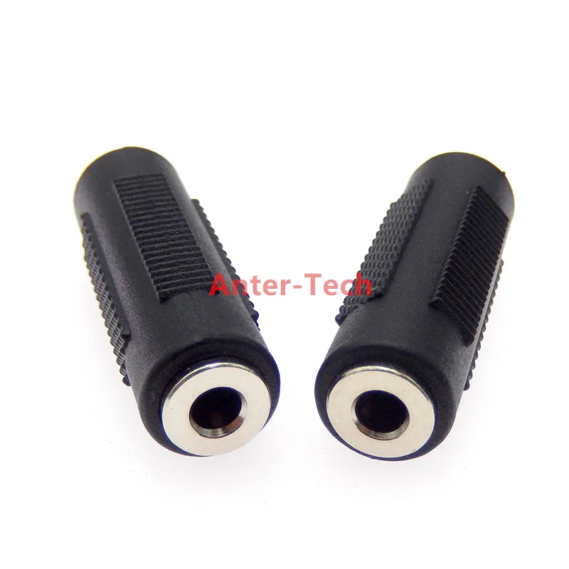 Mini 3.5mm Female to Female F/F Jack Stereo Audio Adapter Converter Connector Audio Adapter Coupler Metal Gold Plated Connector