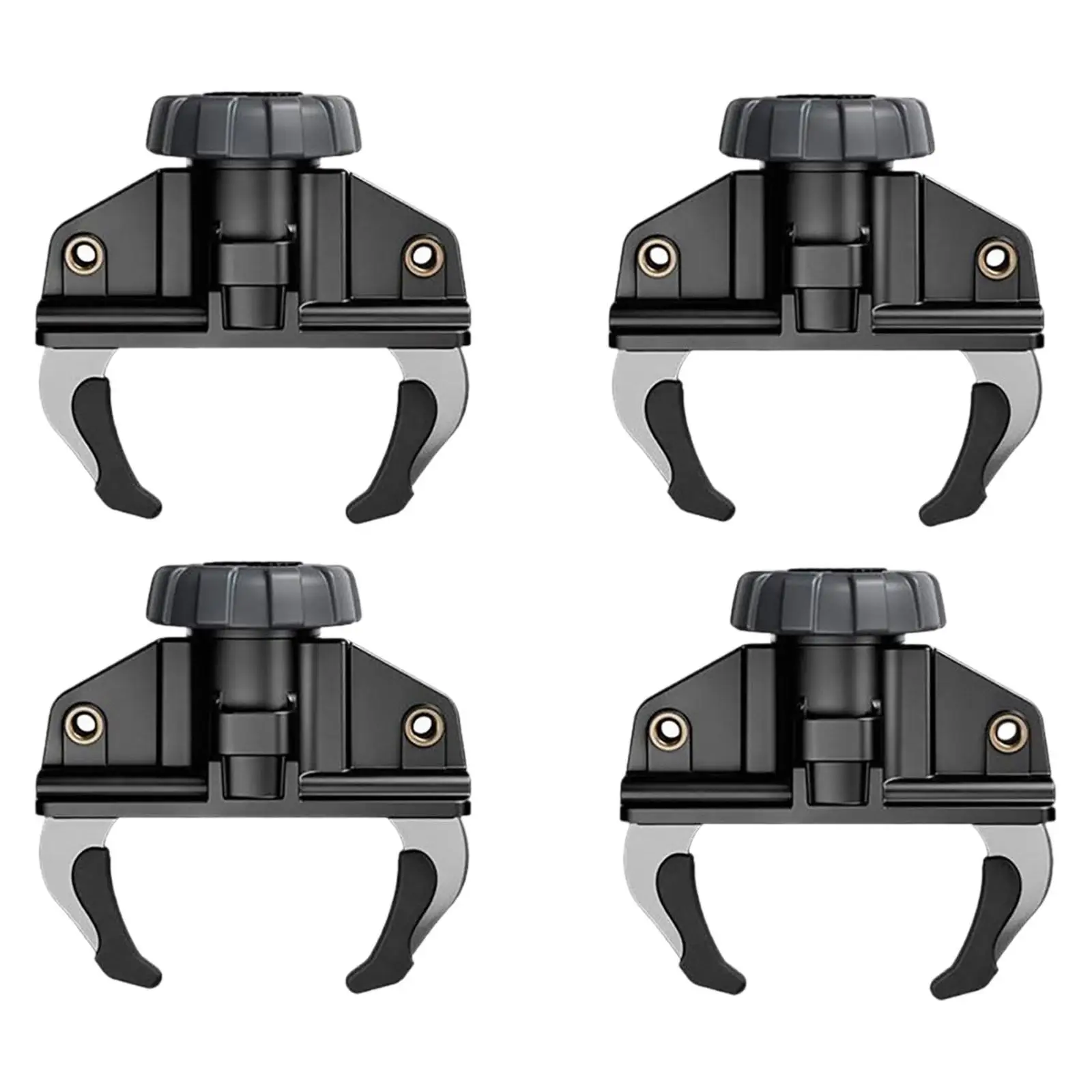 

Set of 4 Car Roof Box Quick Installation Clamps for Secure Car Top Luggage Multipurpose Sturdy Accessories Quick Release Clip