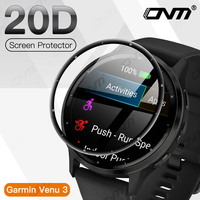 20D Screen Protector for Garmin Venu 3 3S Flexible Soft Protective Film for Garmin Venu 3 Full Coverage Film Not Glass